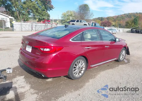 2015 Hyundai Sonata Limited z USA, uszkodzony, nr VIN 5NPE34AF0FH099714